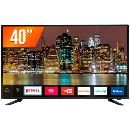 Smart Tv Led 40'' Full HD Philco Ptv40e60sn 3 Hdmi 2 USB Wi-Fi