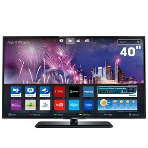 Smart TV LED 40" Full HD Philips 40PFG5100/78 com Perfect Motion Rate 120Hz, Pixel Plus HD, Wi-Fi, Entradas HDMI e Entrada USB