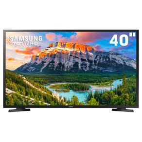 Smart TV LED 40" Full HD Samsung 40J5290 com Wide Color Enhancer Plus, Espelhamento de Tela, Wi-Fi, Dolby Digital Plus, HDMI e USB