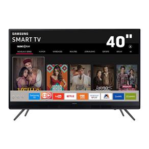 Smart TV LED 40" Full HD Samsung 40K5300 com Plataforma Tizen, Conectividade com Smartphones, Áudio Frontal, Conversor Digital, Wi-Fi, 2 HDMI e 1 USB