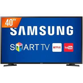 Smart TV LED 40`` Full HD Samsung J5290 HDMI USB Wi-Fi Integrado Conversor Digital