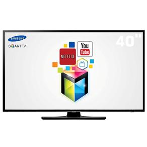 Smart TV LED 40” Full HD Samsung UN40H5103 com Função Futebol, ConnectShare Movie, Entradas HDMI e USB e Wi-Fi