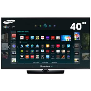 Smart TV LED 40” Full HD Samsung UN40H5500 com 120Hz Clear Motion Rate, Wi-Fi e Conversor Digital