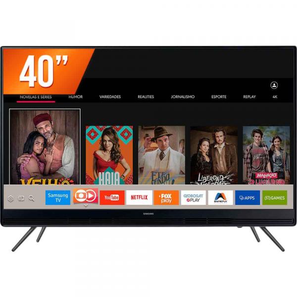Smart TV LED 40" Full HD Samsung UN40K5300AGXZD 2 HDMI 1 USB Wi-Fi Integrado Conversor Digital