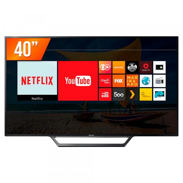 Smart TV LED 40" Full HD Sony KDL-40W655D 2 HDMI 2 USB Wi-Fi