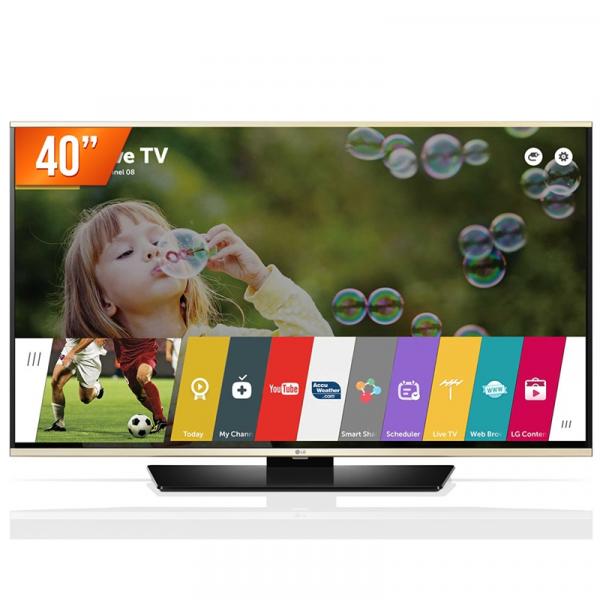 Smart TV LED 40" LG Full HD 3 HDMI 3 USB Wi-Fi Integrado 40LF6350 - Lg