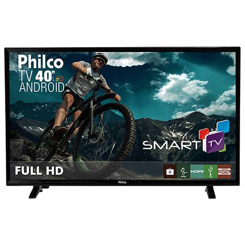 Tudo sobre 'Smart TV LED 40" Philco PH40E20DSGWA Full HD com Conversor Digital 2 USB 3 HDMI Wi-Fi Android - Preta'