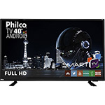 Smart TV LED 40" Philco Ph40e60dsgwa Full HD com Conversor Digital 2 HDMI 2 USB Wi-Fi