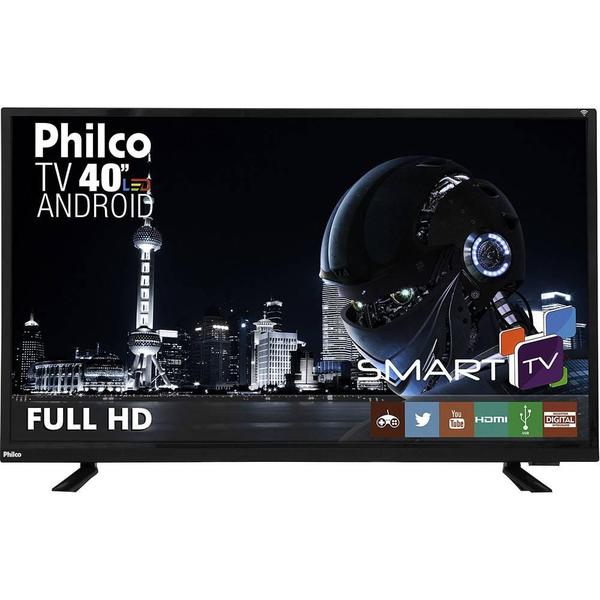 Smart TV LED 40" Philco PH40E60DSGWA, Full HD, 2 HDMI, 2 USB