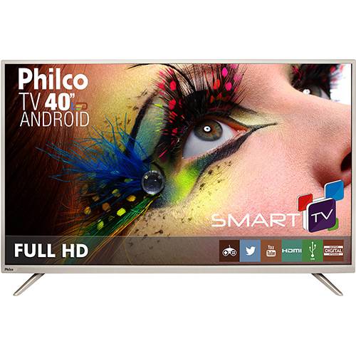 Tudo sobre 'Smart TV LED 40" Philco Ph40e60dsgwa Full HD com Conversor Digital 2 HDMI 2 USB Wi-Fi'