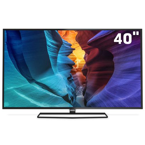 Smart TV LED 40" Philips 40PUG6300 Ultra HD 4K Dual Core 4 HDMI 2 USB 840Hz