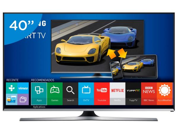 Tudo sobre 'Smart TV LED 40” Samsung Full HD Gamer UN40J5500 - Conversor Digital Wi-Fi 3 HDMI 2 USB'