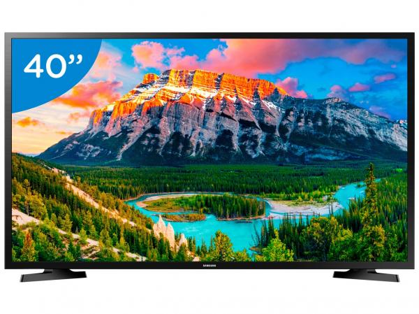 Smart TV LED 40” Samsung J5290 Full HD - Wi-Fi Conversor Digital 2 HDMI 1 USB