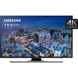 Smart TV LED 40" Samsung UN40JU6500GXZD Ultra HD 4K com Conversor Digital 4HDMI 3 USB 240Hz CMR Wi-Fi