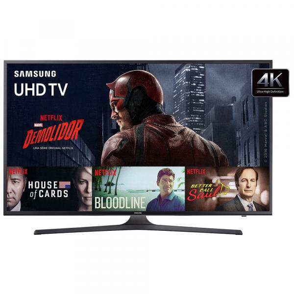 Smart TV LED 40 Samsung UN40KU6000 UHD 4K Series 6 - Wi-Fi, HDMI, USB, Motion Rate 120 Hz
