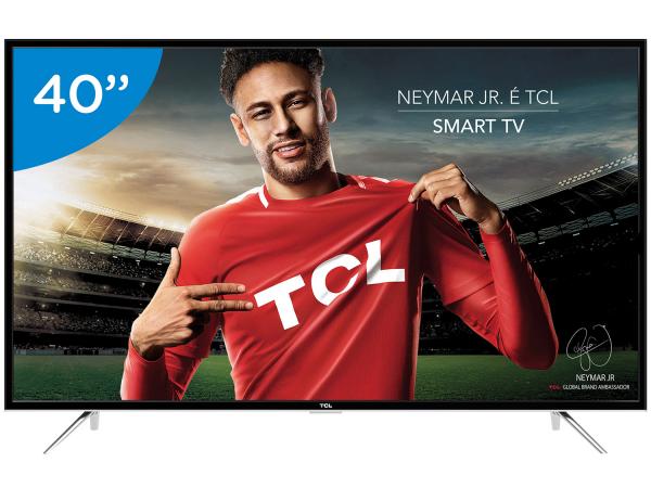 Smart TV LED 40” TCL L40S4900FS Full HD - Wi-Fi Conversor Digital 3 HDMI 2 USB