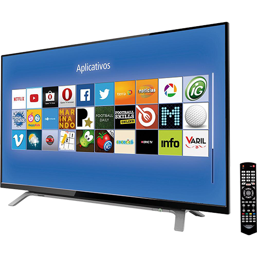 Smart TV LED 40" Toshiba 40L2500 Full HD com Conversor Digital 2 HDMI 1 USB 60Hz