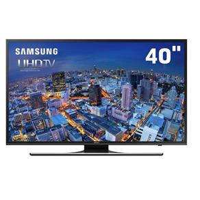 Smart TV LED 40" Ultra HD 4K Samsung 40JU6500 com UHD Upscaling, Quad Core, Wi-Fi, Entradas HDMI e USB