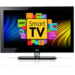 Smart TV LED 46" AOC LE46H158i Full HD - 4 HDMI 2 USB HDTV DLNA 120Hz