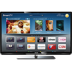 Smart TV LED 47" Philips 47PFL5007 Full HD Plus - 4 HDMI 3 USB DTVi 240 Hz