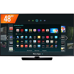 Smart TV LED 48 Full HD 3 HDMI 2 USB Wi-Fi Integrado Conversor Digital Samsung