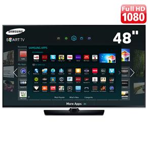 Smart TV LED 48” Full HD Samsung UN48H5500 com 120Hz Clear Motion Rate, Wi-Fi e Conversor Digital