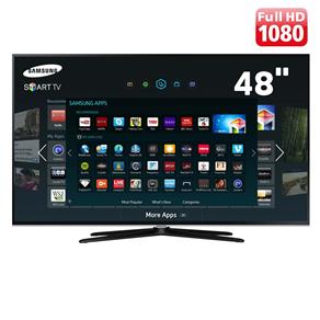 Smart TV LED 48” Full HD Samsung UN48H5550 com ConnectShare Movie e Wi-Fi