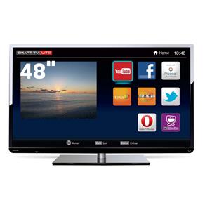 Smart TV LED 48" Full HD Toshiba 48L2400 com Conversor Digital Integrado, Entradas HDMI e USB