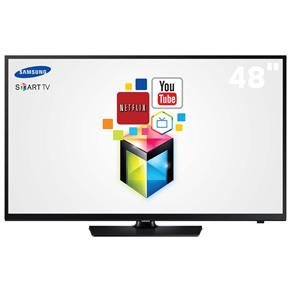 Smart TV LED 48” HD Samsung UN48H4203 com Conversor Digital, Função Futebol, ConnectShare Movie, Entradas HDMI e USB e Wi-Fi