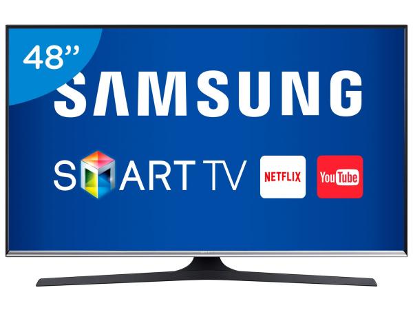 Tudo sobre 'Smart TV LED 48” Samsung UN48J5300 - Conversor Integrado 2 HDMI 2 USB Wi-Fi'