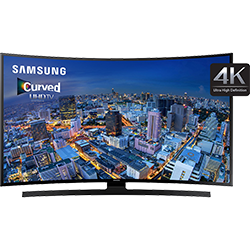 Smart TV LED 48" Samsung UN48JU6700GXZD Ultra HD 4K Curva com Conversor Digital 4HDMI 3 USB 240Hz CMR Wi-Fi