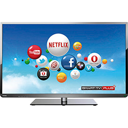 Smart TV LED 48" Semp Toshiba DL 48L5400 Full HD com Conversor Digital Wi-Fi 3 HDMI 2 USB 60Hz