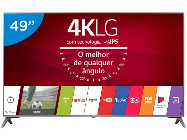 Smart TV LED 49” 4K/Ultra HD 49UJ6565 - LG