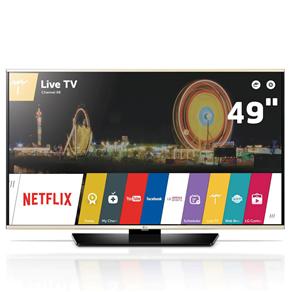 Smart TV LED 49" Full HD LG 49LF6350 com Sistema WebOS, Wi-Fi, Painel IPS, Entradas HDMI e USB