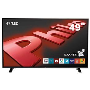 Smart TV LED 49" Full HD Philco PH49E30DSGW com Conversor Digital, Midiacast, Wireless Integrado, Entradas HDMI e Entrada USB