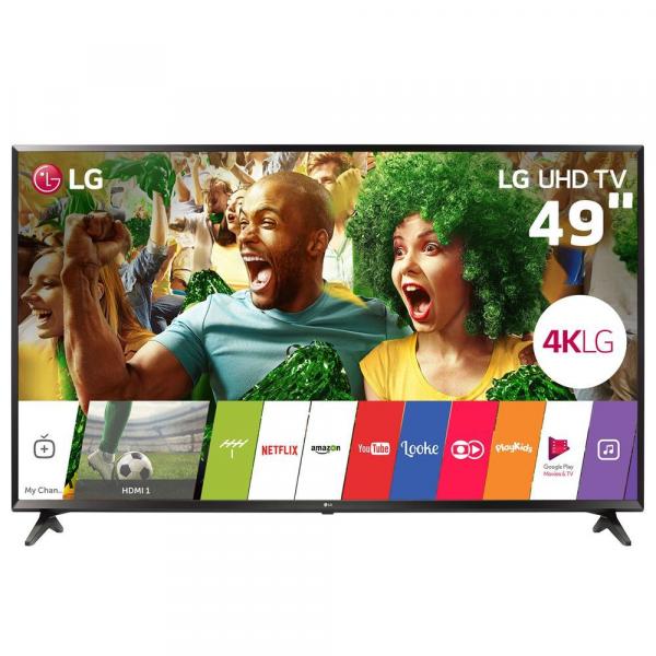 Smart TV LED 49" LG 49UJ6300, Ultra HD 4K, Wi-Fi, Painel IPS, HDR, HDMI, USB