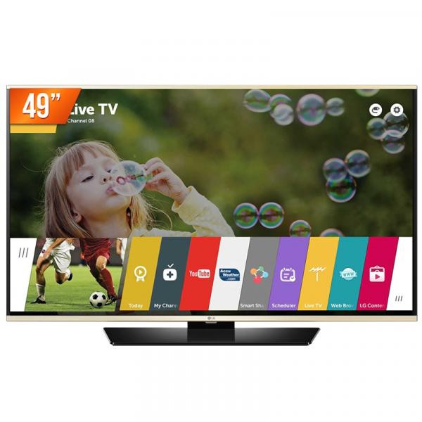 Smart TV LED 49" LG Full HD 3 HDMI 3 USB Wi-Fi Integrado 49LF6350 - Lg