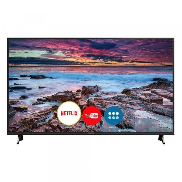 Smart TV LED 49" Panasonic TC49FX600B, 4k Ultra HD HDR, Wi-Fi, 3 USB, 3 HDMI, Hexa Chroma