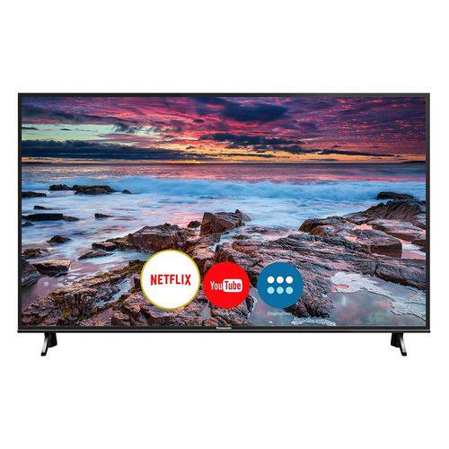Smart TV LED 49" Panasonic TC-49FX600B 4k Ultra HD HDR com Wi-Fi, 3 USB, 3 HDMI, Hexa Chroma, My Home Screen e Ultra Vivid