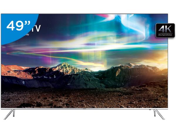 Smart TV LED 49” Samsung 4K Ultra HD - 49KS7000 Conversor Digital 4 HDMI 3 USB