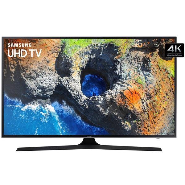 Smart TV LED 49" Samsung UN49MU6100 4K Ultra HD com Wi-Fi 2 USB 3 HDMI e 120Hz