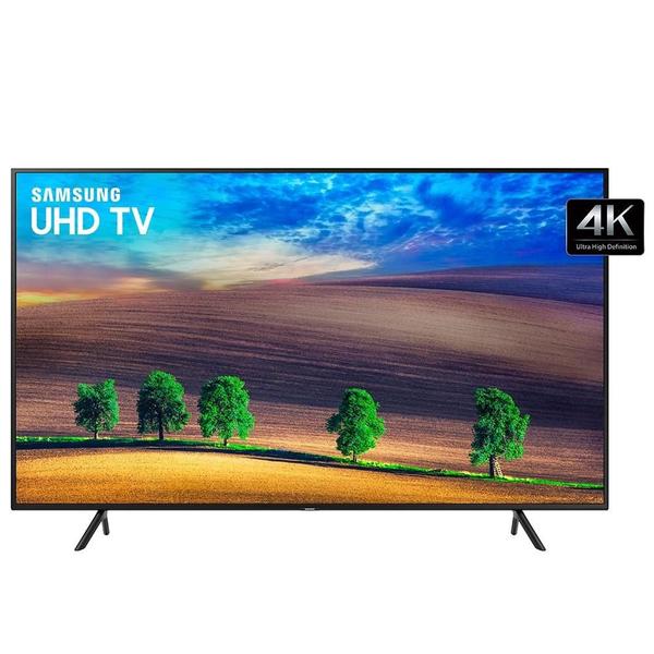 Smart TV LED 49" Samsung UN49NU7100GXZD, 4K Ultra HD HDR, Wi-Fi, USB, HDMI, 120Hz