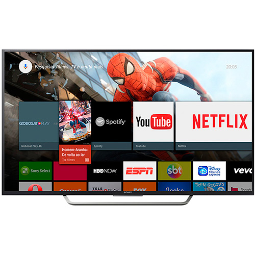 Smart TV LED 49" Sony Kd49x7005d Ultra HD 4K Android com Conversor Digital Wi-Fi Integrado Motionflow Xr 240, X-reality Pro