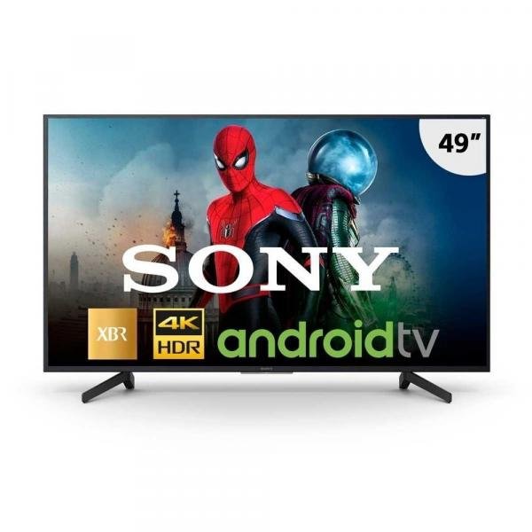 Smart TV LED 49" Sony XBR-49X805G UHD 4K, 4K X-Reality Pro, 3 USB, 4 HDMI, Android TV