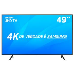 Smart TV LED 49" UHD 4K Samsung 49NU7100 com HDR Premium, Wi-Fi, Processador Quad-core, Visual Livre de Cabos, Plataforma Smart Tizen, HDMI e USB