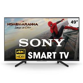 Smart TV LED 49" UHD 4K Sony BRAVIA KD-49X705F com HDR, X-Reality Pro, Motionflow XR 240, X-Protection PRO, Wi-Fi, Radio FM, HDMI e USB