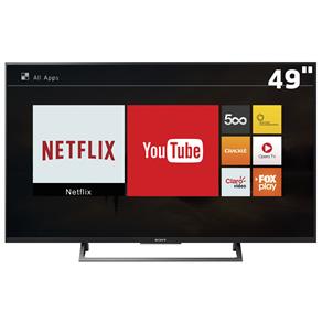 Smart TV LED 49" Ultra HD 4K Sony KD-49X705E BR6 com Rádio FM e Modo Porta-retratos