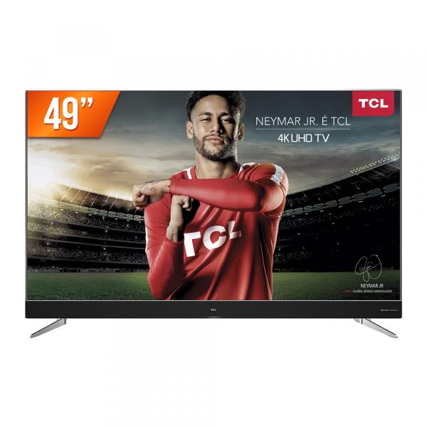 Smart TV LED 49 Ultra HD 4K TCL 49C2US HDMI USB Android TV WiFi Integrado Conversor Digital