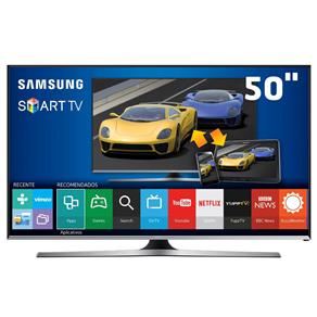 Smart TV LED 50" Full HD Samsung 50J5500 com Connect Share Movie, Screen Mirroring, Wi-Fi, Entradas HDMI e USB - Smart TV LED 50" Full HD Samsung 50J5