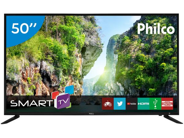 Tudo sobre 'Smart TV LED 50” Philco PTV50D60SA Full HD - Android Wi-Fi 2 HDMI 2 USB'